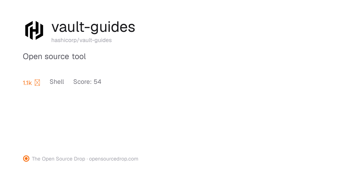 vault-guides | The Open Source Drop